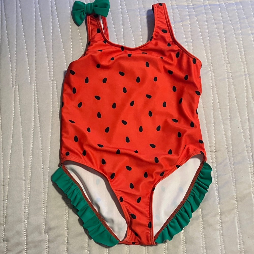 Toddlers Girls Watermelon Swimsuit
